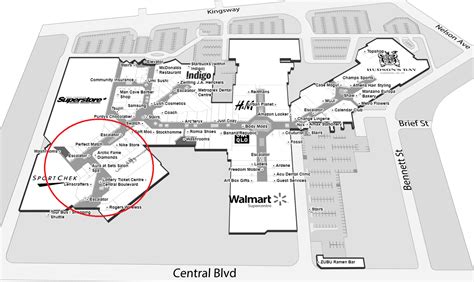 Metro Town Mall Map .